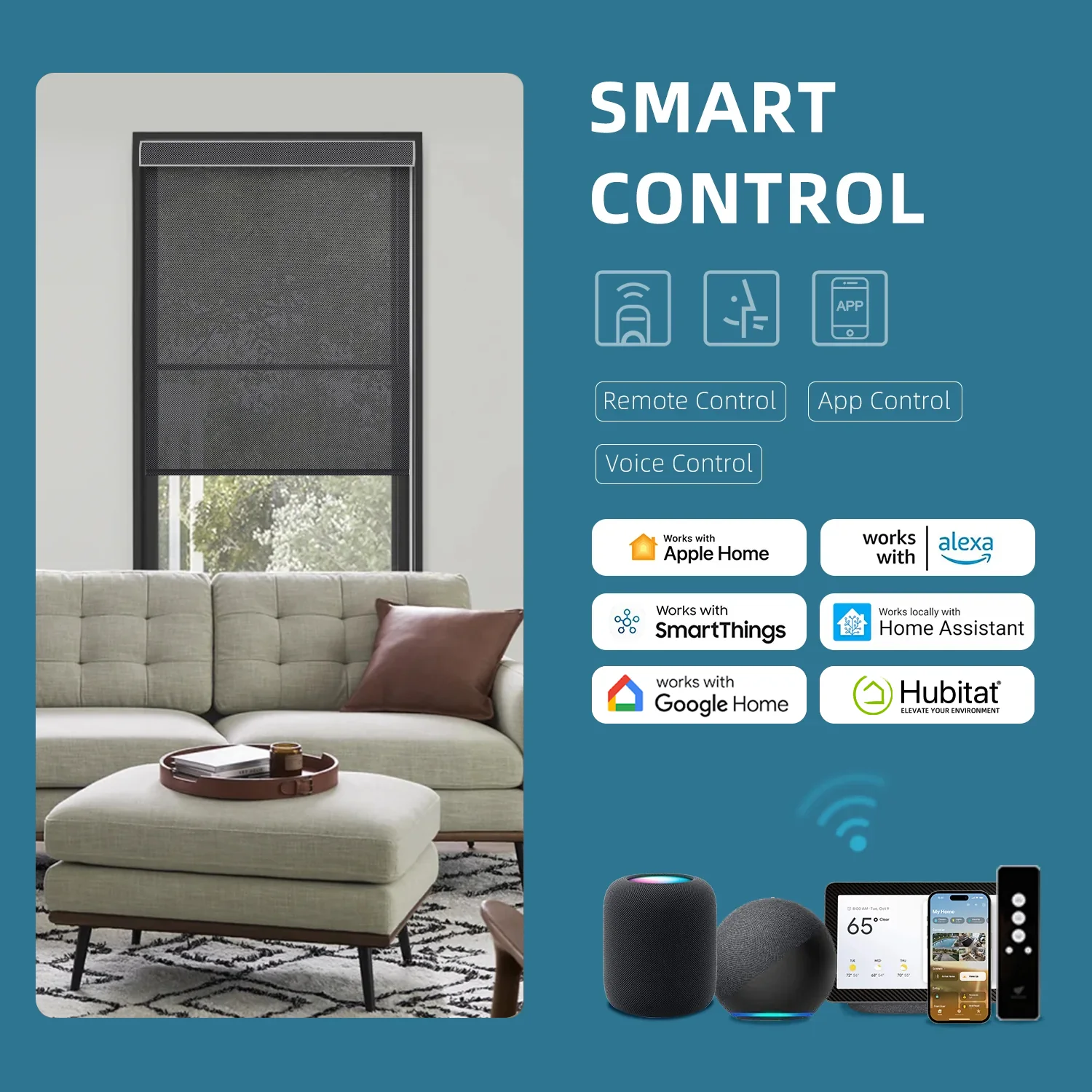 Matter over Ethernet Motor for Roller Shade