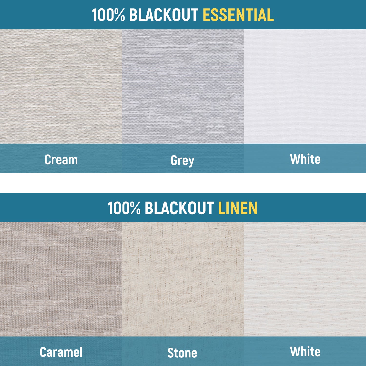 Blackout Fabric Samples 3 Blackout Fabric Samples