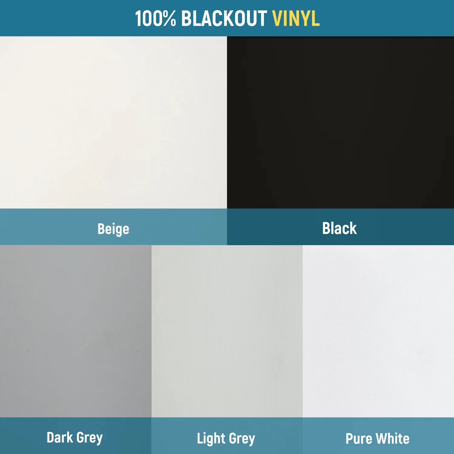 Blackout Fabric Samples 4 Blackout Fabric Samples