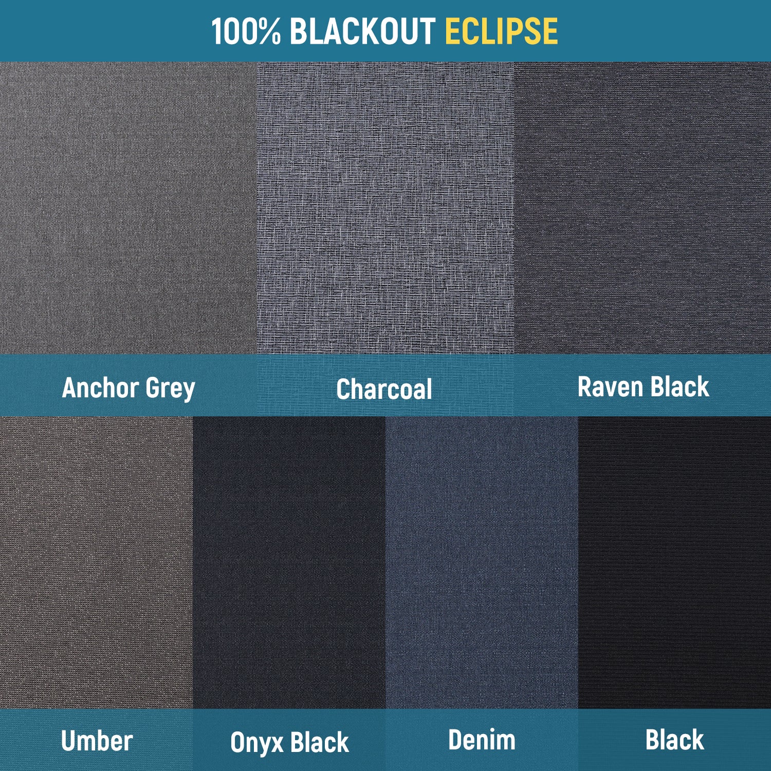 Blackout Fabric Samples 7 Blackout Fabric Samples