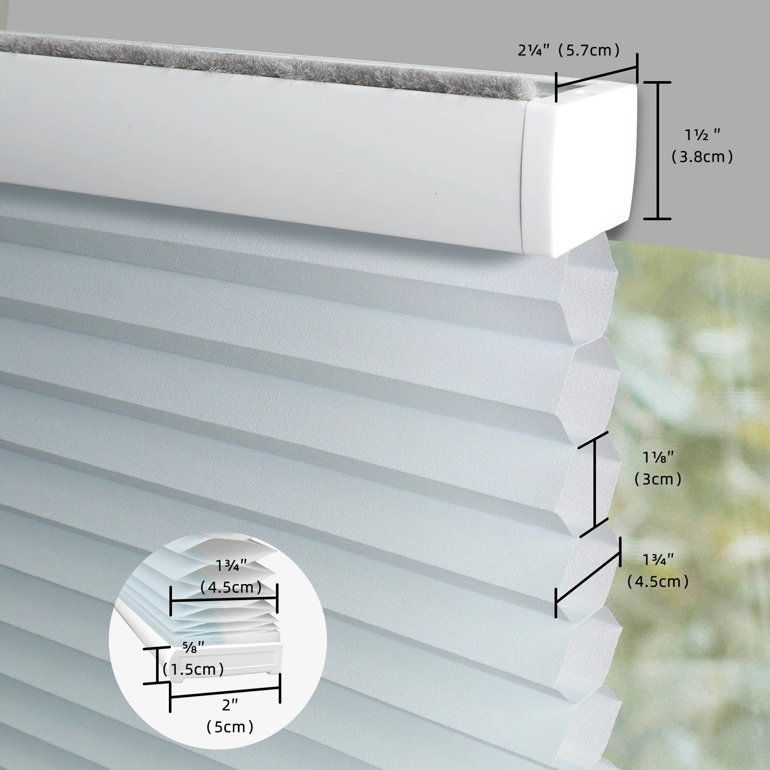 SmartWings Motorized Light Filtering and Blackout Cellular Shades Nowa Designer Texture Helios