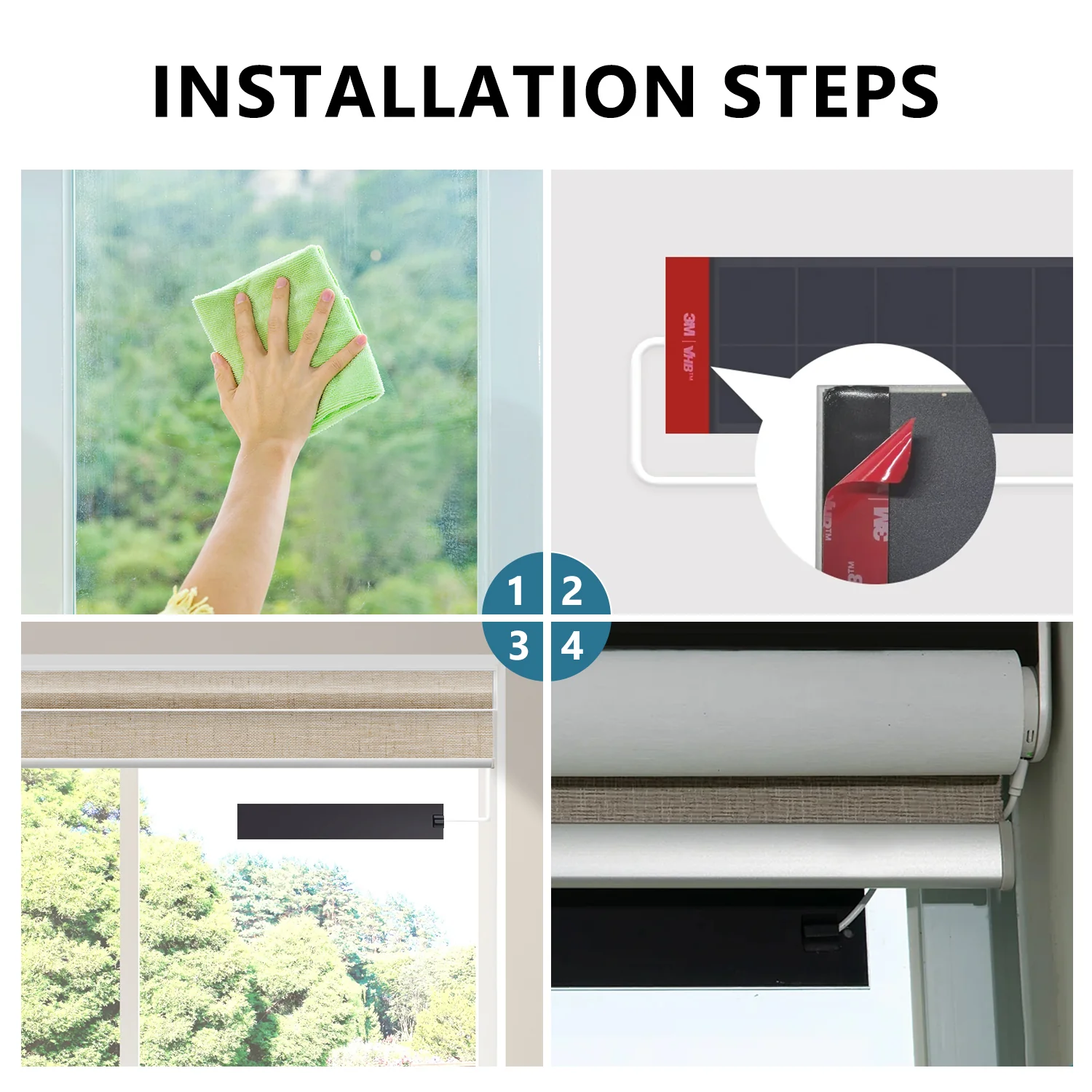 Solar Panel for Indoor Shades 6 Solar Panel for Indoor Shades
