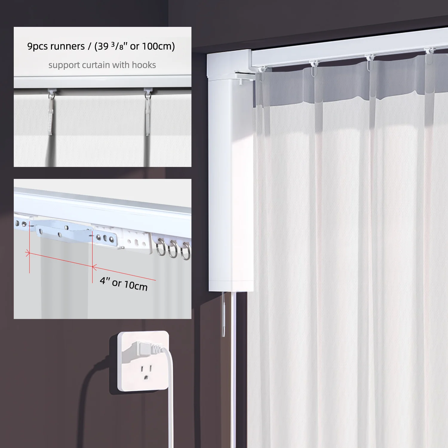 SmartWings Motorized Drapery Sheer 6 SmartWings Motorized Drapery Sheer