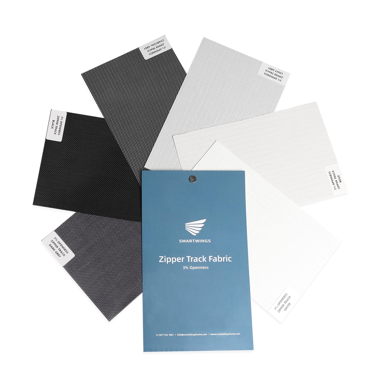 Zipper Track Windproof Outdoor Fabric Samples