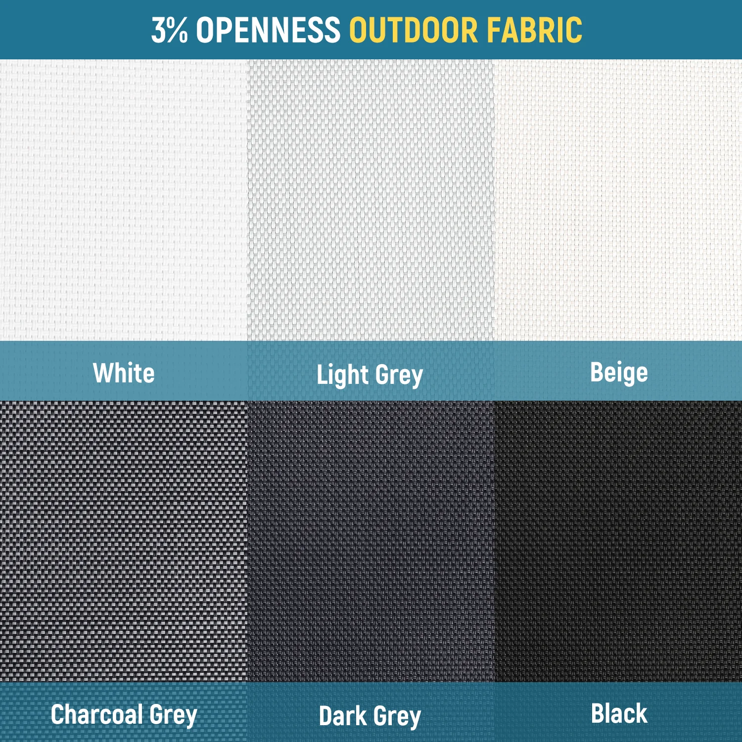 Zipper Track Windproof Outdoor Fabric Samples